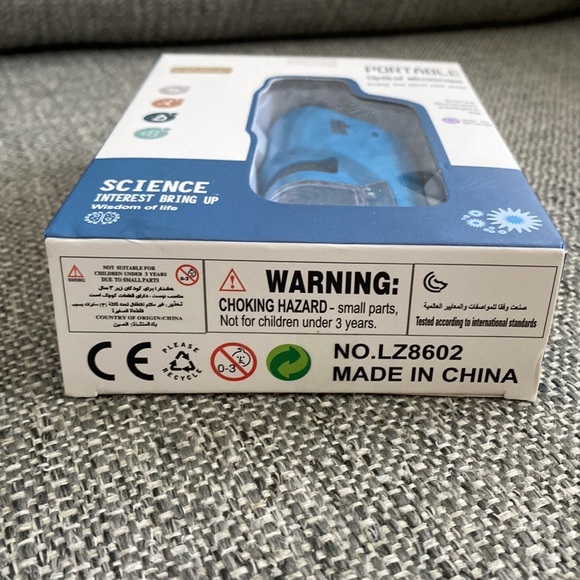 NEW NWT Kids Portable Microscope - 60-120X Magnification Clear Lens Mini - Picture 4 of 4